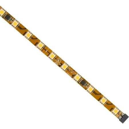 Gorgeousglow 12 in. 24V LED Under Cabinet Indoor Lighting Strip - 3000K - White GO1081559